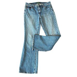 LRL Ralph Lauren Bootcut Blue Jeans Sz 10 (32x30) #79N